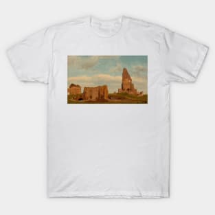 Ruins - Campagna of Rome by Albert Bierstadt T-Shirt